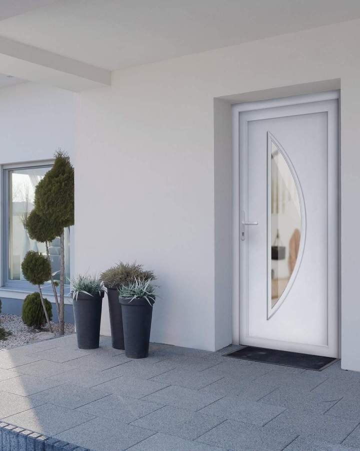 Installation porte d'entrée Chauffailles précision